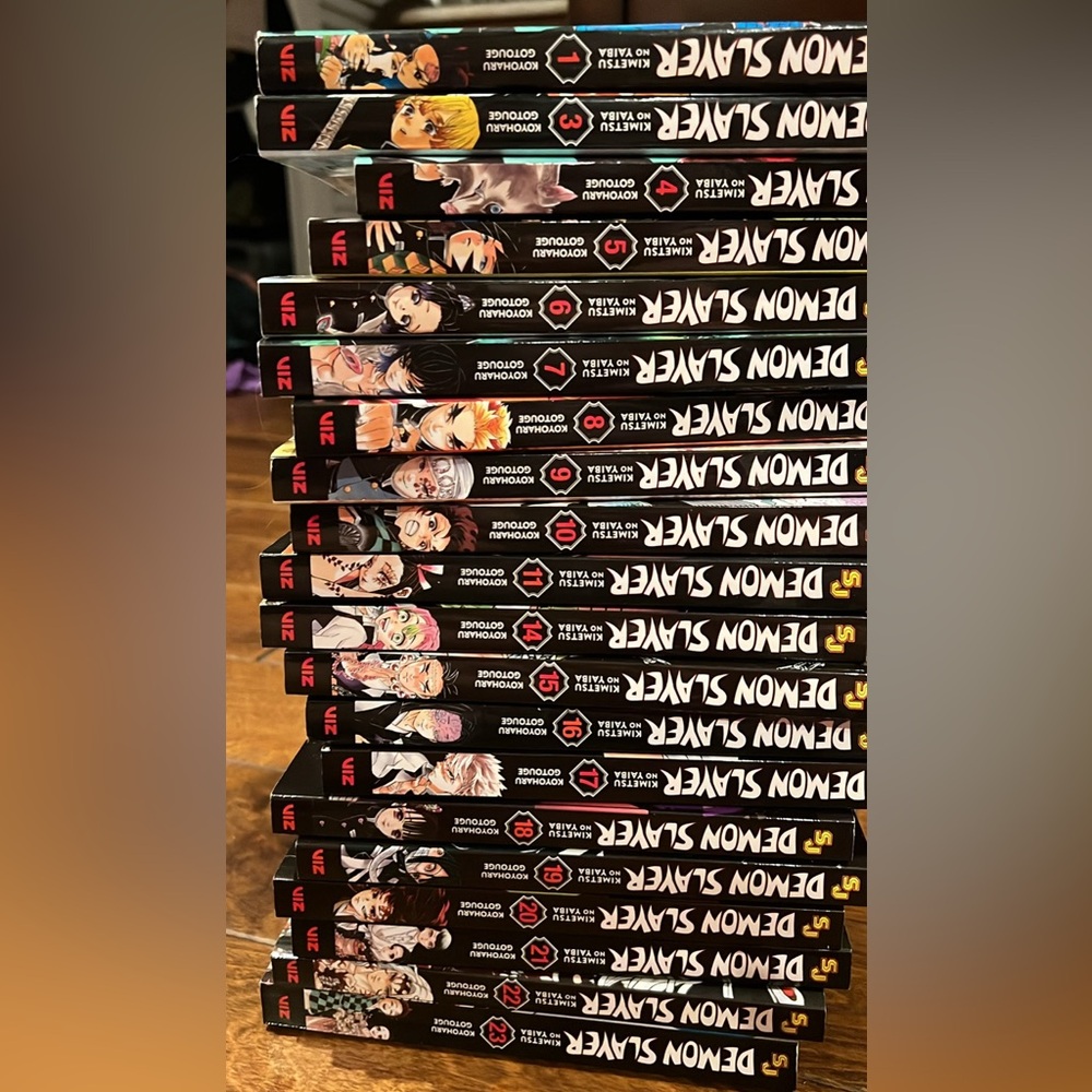 Set of 20 Manga- Demon Slayer books
